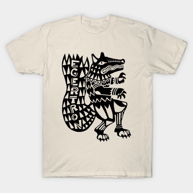 Dewayo/Dwayyo Werewolf T-Shirt by Ballyraven